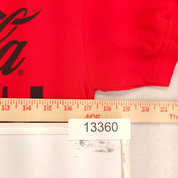 Coca Cola Short Sleeve Pullover Casual Graphic T-Shirt Mens Size Small S Red - Picture 7 of 10